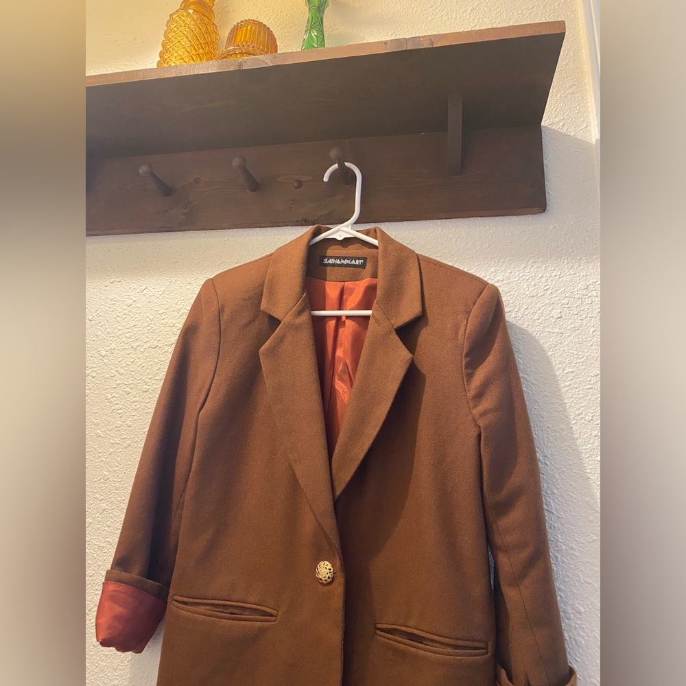 100% Wool Vintage Women’s Blazer with shoulder pads